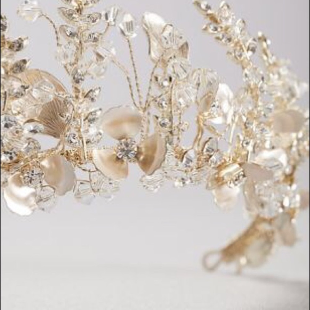 Botanical Blooms Crystal-Embellished Tiara